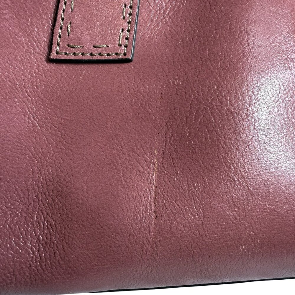 Fossil Vintage Leather Shoulder Bag – Mauve / Dusty Rose – Y2K - Picture 8 of 14